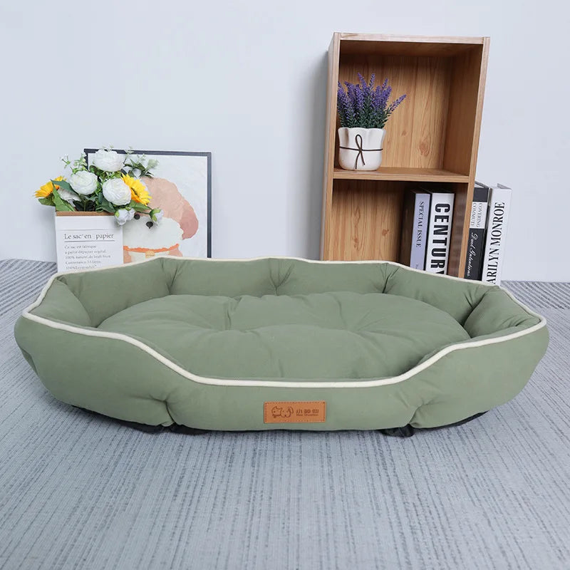 Dog Lounge Bed – Calming, Washable & Orthopedic Comfort for Large & Medium Pets