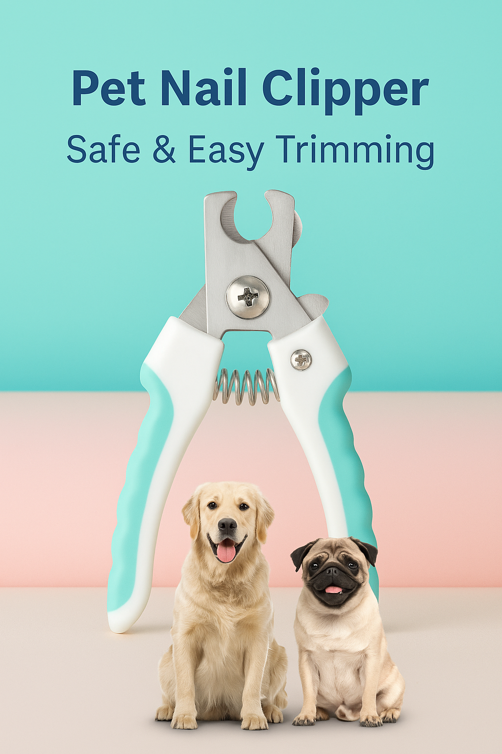 Premium Pet Nail Clipper with Safety Guard — Professional Grooming Tool for Dogs & Cats