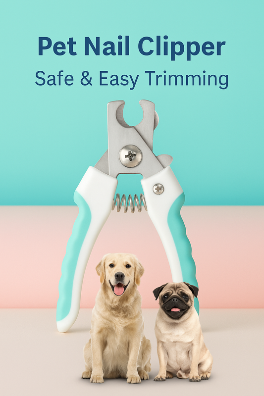 Premium Pet Nail Clipper with Safety Guard — Professional Grooming Tool for Dogs & Cats