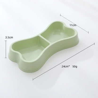 Puppy and kitten feeding supplies dual pet bowl dog food pet water dish feeder small dog