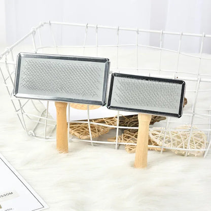 Pet Cat and Dog Grooming Supplies: Hair Remover Brush, Wood Combs, Flea Comb for Shedding