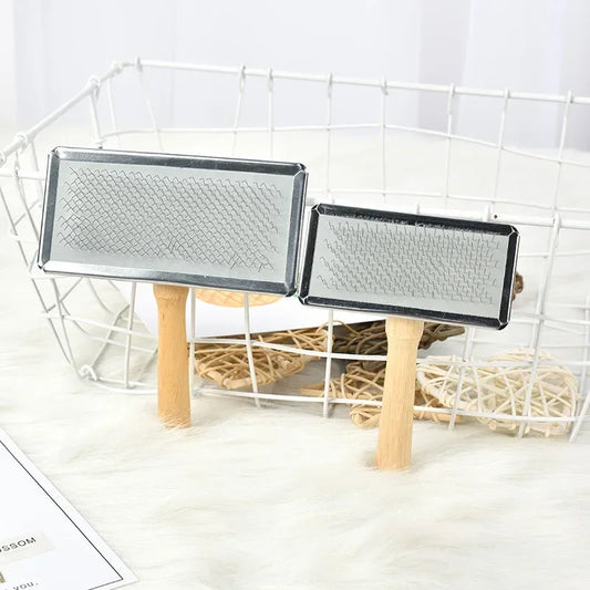 Pet Cat and Dog Grooming Supplies: Hair Remover Brush, Wood Combs, Flea Comb for Shedding