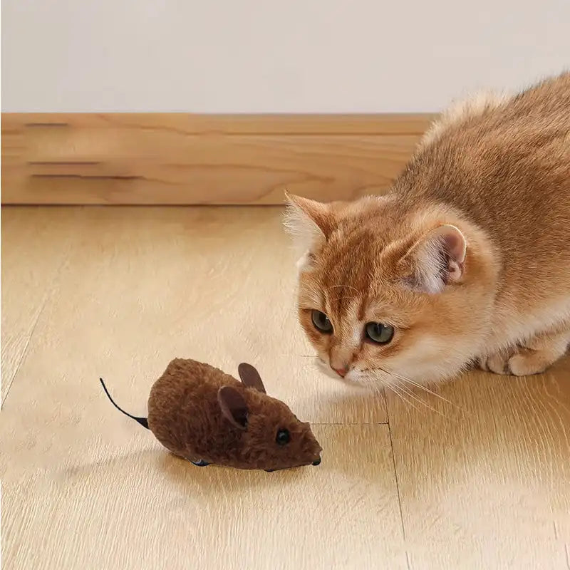 Pet Mouse Toy For Cats Dogs Plush Electronic Sound Interactive Smart Mice Animal Toys Self Fun Relieve Boredom