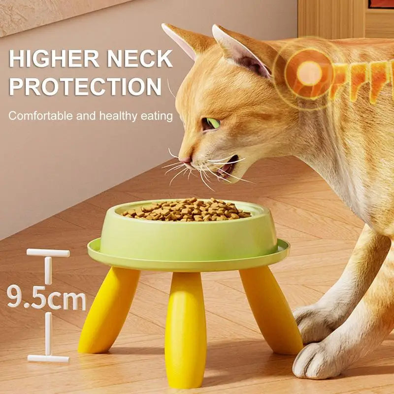 Fashionable Pet Feeding Bowl for Cats Dogs high Legged Bowl Anti-Vomit Pet Feeder Raised Kitten Dish for Puppy Daily Use