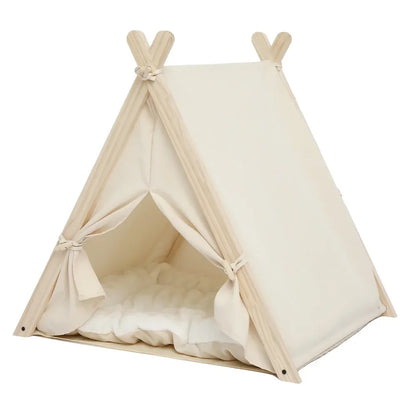 Pet Tent House Cat Bed Portable Dog Cat Universal Teepee Foldable Puppy Kitten Indoor Outdoor Kennels For Pet Tent  Animals Bed