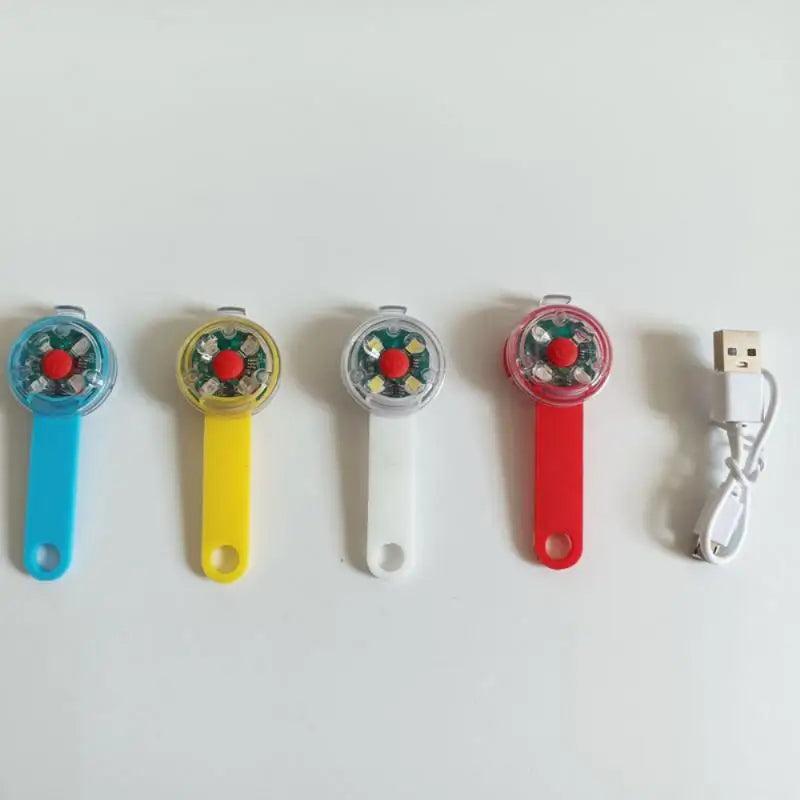 Pet Collars Pendant Cat Dog Anti-loss Flash Waterproof Night Safety Luminous Light LED Flashing USB Rechargeable Dog Accessories