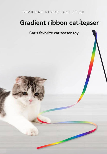 1 PC Teasing Cat Stick Outside Teasing Cat Toys Teasing Cat Teasing Dog Toys Teasing Cat Stick Interactive Fun Pet Supplies