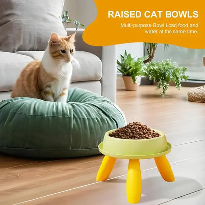 Fashionable Pet Feeding Bowl for Cats Dogs high Legged Bowl Anti-Vomit Pet Feeder Raised Kitten Dish for Puppy Daily Use