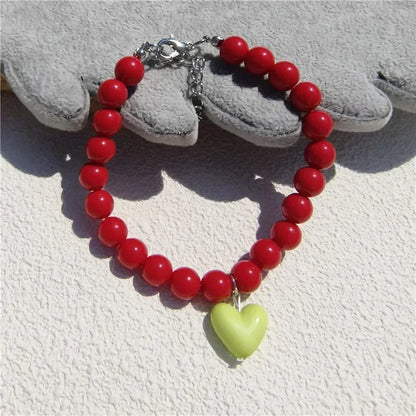 Cute Cat Collar Puppy Accessories Pet Pearl Collar Dog Princess Necklace Cat Jewelry Dog Chain Chihuahua Wedding Jewelry