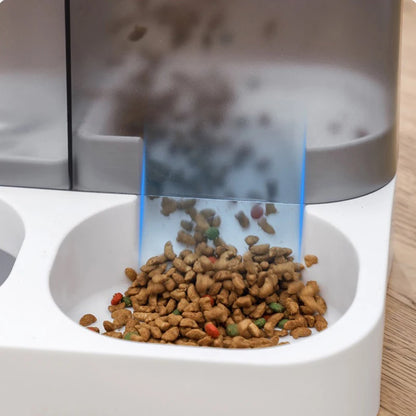 Cat cat bowl small dog double bowl automatic feeder dog bowl automatic drinking water pet supplies
