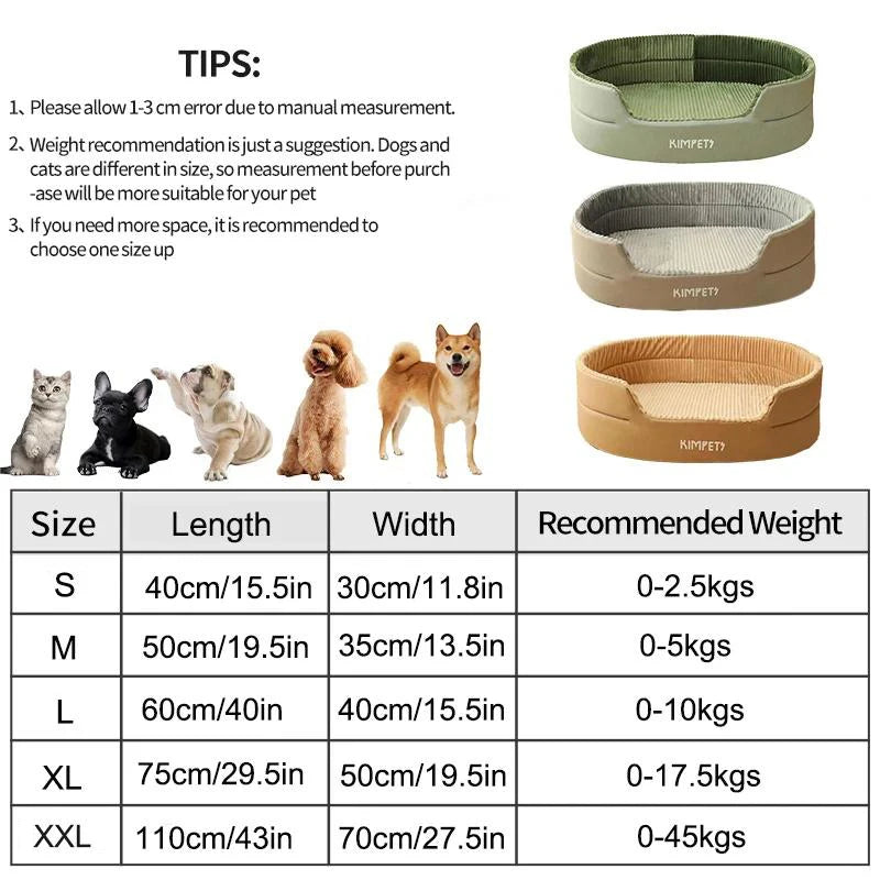 Pet Dog Bed Four Seasons Universal Big Size Extra Large Dogs House Sofa Kennel Soft Pet Dog Cat Warm Bed S-XXL Pet Accessories