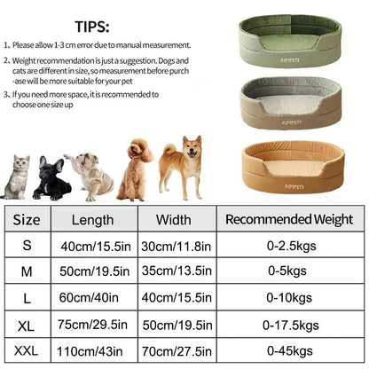 Pet Dog Bed Four Seasons Universal Big Size Extra Large Dogs House Sofa Kennel Soft Pet Dog Cat Warm Bed S-XXL Pet Accessories