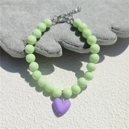 Cute Cat Collar Puppy Accessories Pet Pearl Collar Dog Princess Necklace Cat Jewelry Dog Chain Chihuahua Wedding Jewelry