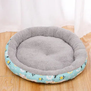 Pet Cat and Dog Bed Warm Comfortable Dog House Soft PP Cotton Nest Dog Basket Mat Kennel Dog Bed Dog Mat Pet Bed Pet Supplies