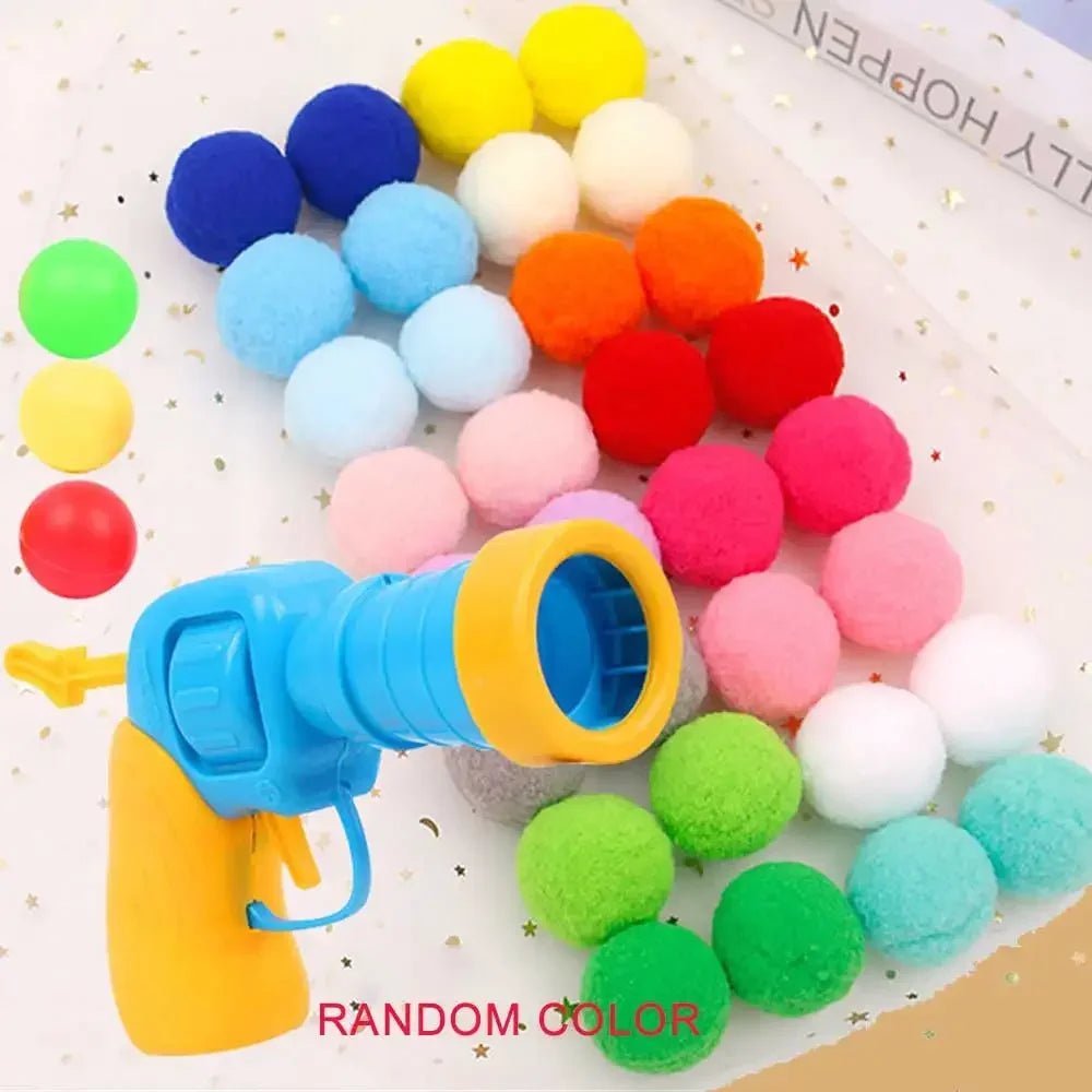 Pet Funny Cat Interactive Teaser Training Toy Creative Kittens Mini Pompoms Games Toys Pets Supplies Accessories Toys for Cat