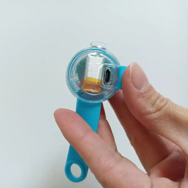 Pet Collars Pendant Cat Dog Anti-loss Flash Waterproof Night Safety Luminous Light LED Flashing USB Rechargeable Dog Accessories