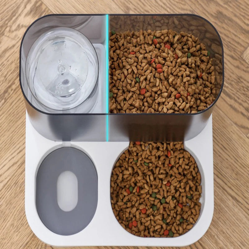 Cat cat bowl small dog double bowl automatic feeder dog bowl automatic drinking water pet supplies