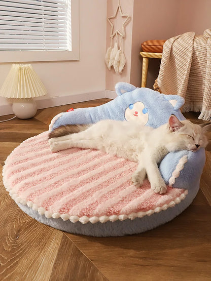 HOOPET Cat Bed Pet Pad Cushion for Small Medium Dogs Sleeping Beds Cats Durable Mat Removable Mat Pet Supplies