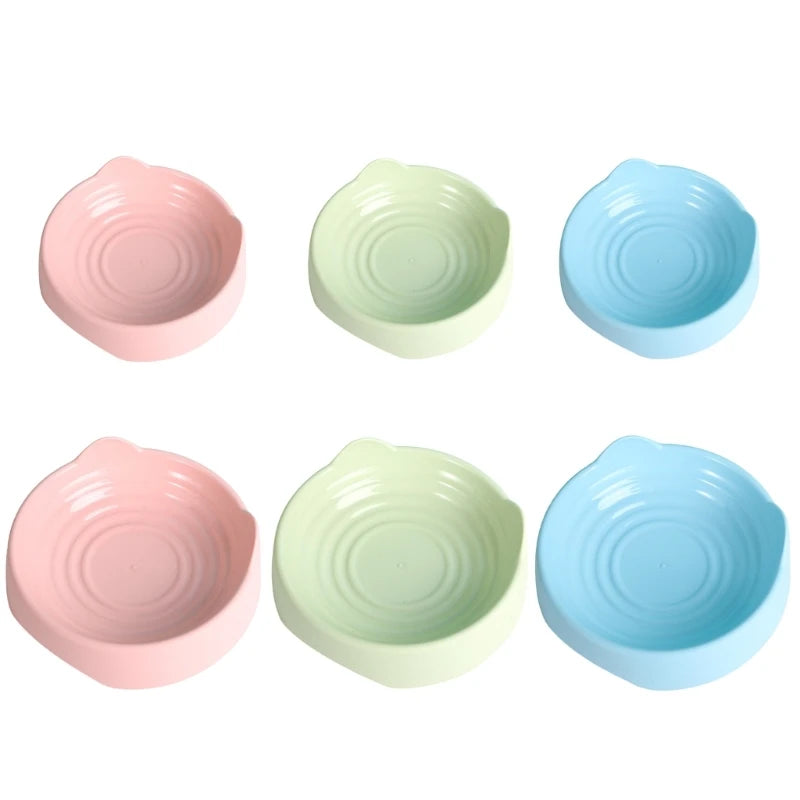 Pet Food Bowl 3-D  Ear Dog Food Bowl Pet Feeding Bowl Watering Feeding Supply