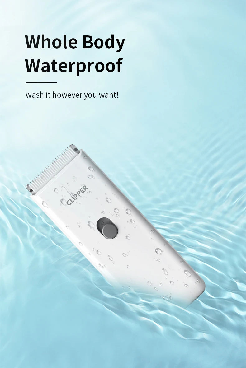 Pet grooming hospital for cats and dogs, low-noise electric push shear, electric waterproof, professional wireless shaving