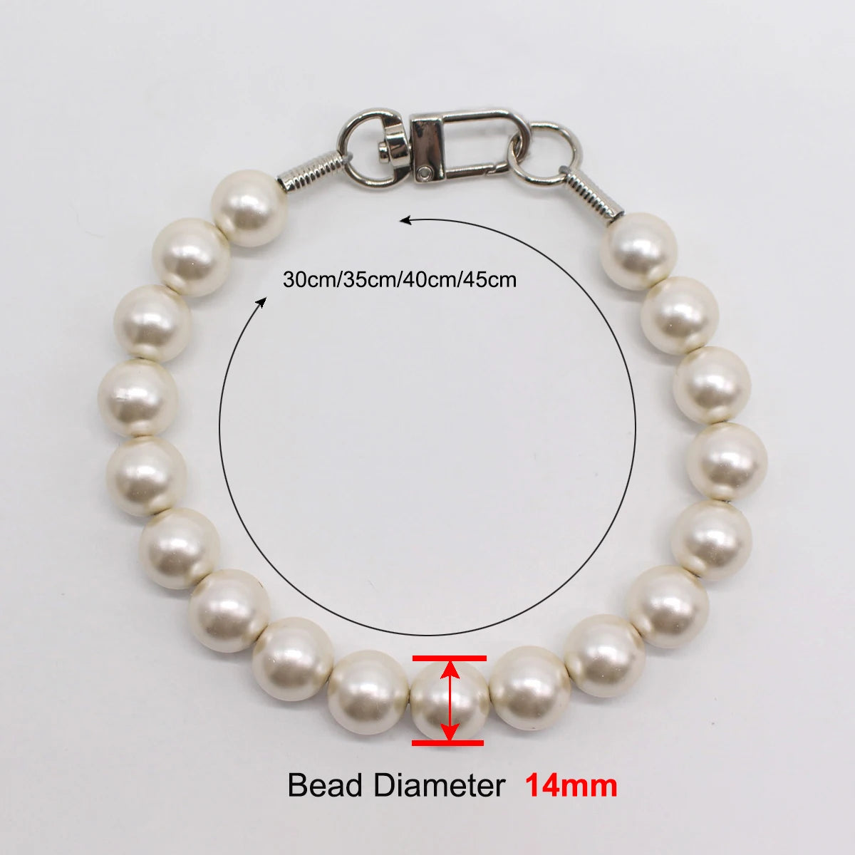 Dog Pearl Collars for Large Dogs Cats Pet Necklace Jewelry Chihuahua Yorkie Girl Clothing Dress Costume Accessories Wire Rope