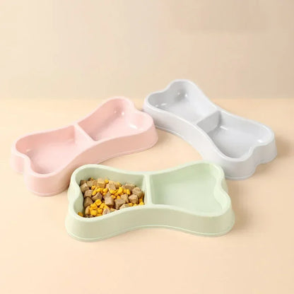 Puppy and kitten feeding supplies dual pet bowl dog food pet water dish feeder small dog