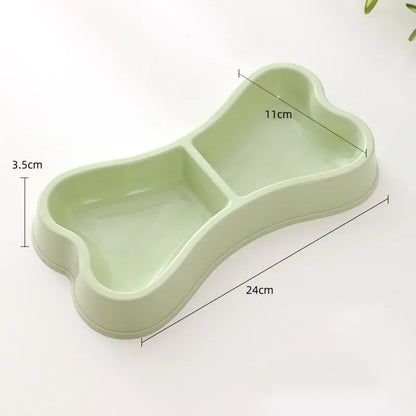 Puppy and kitten feeding supplies dual pet bowl dog food pet water dish feeder small dog