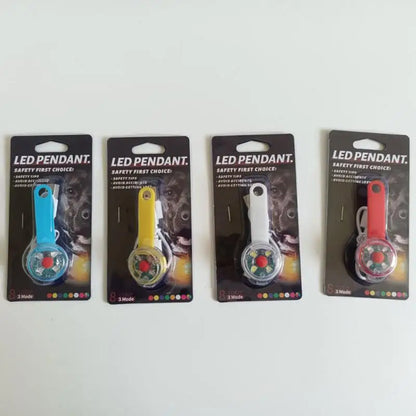 Pet Collars Pendant Cat Dog Anti-loss Flash Waterproof Night Safety Luminous Light LED Flashing USB Rechargeable Dog Accessories