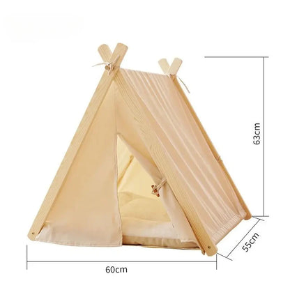Pet Tent House Cat Bed Portable Dog Cat Universal Teepee Foldable Puppy Kitten Indoor Outdoor Kennels For Pet Tent  Animals Bed