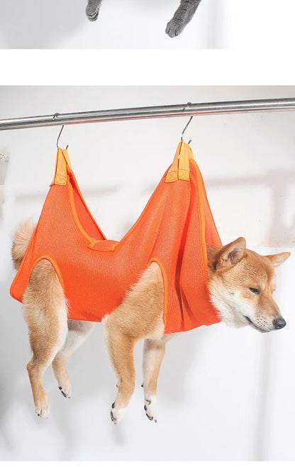 Cat Dog Grooming Nail Cutting Anti Scratch Bite Fixed Bag Bath Trimming Restraint Bag Pet Beauty Hammock Hanging Pet Supply Set