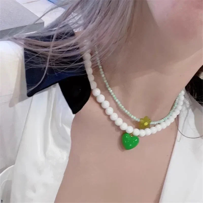 Cute Cat Collar Puppy Accessories Pet Pearl Collar Dog Princess Necklace Cat Jewelry Dog Chain Chihuahua Wedding Jewelry