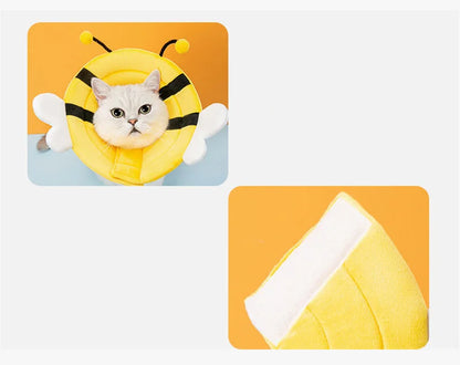 Animal Pet Elizabethan Collar Cat Postoperative Collar for Small Dogs Lick and Bite Protection Headgear Puppy Neck Accessories