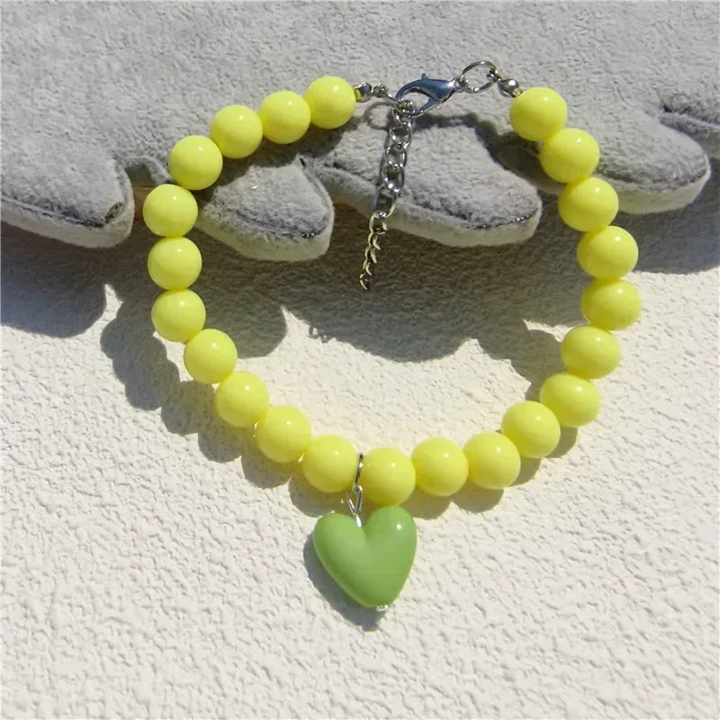 Cute Cat Collar Puppy Accessories Pet Pearl Collar Dog Princess Necklace Cat Jewelry Dog Chain Chihuahua Wedding Jewelry