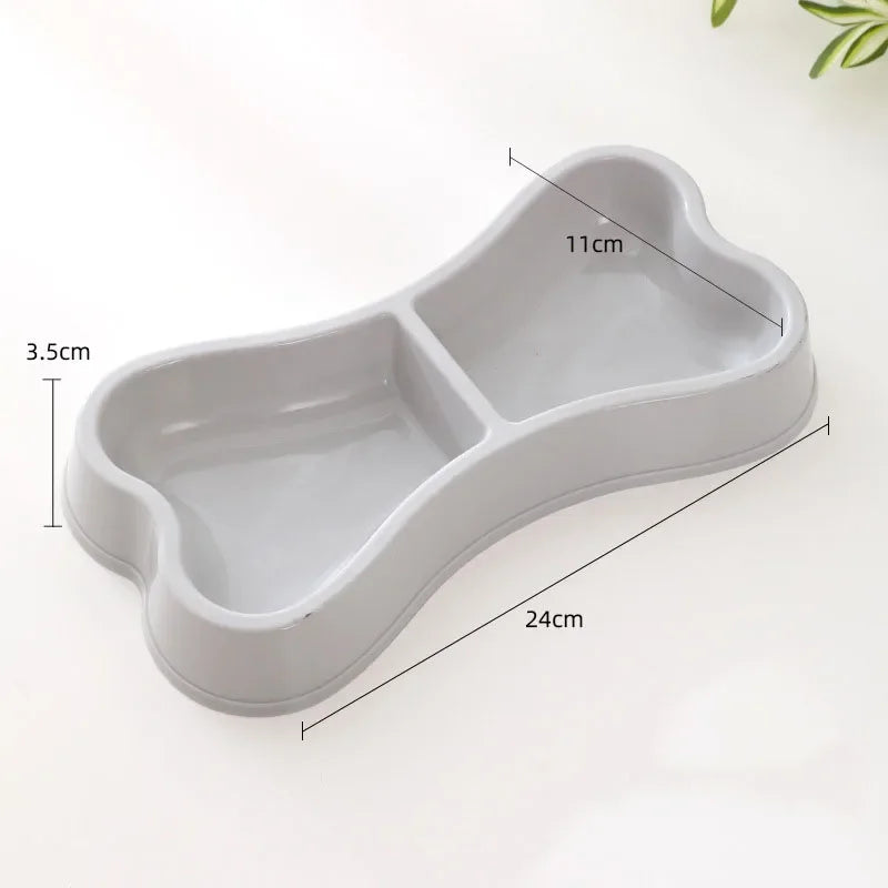 Puppy and kitten feeding supplies dual pet bowl dog food pet water dish feeder small dog