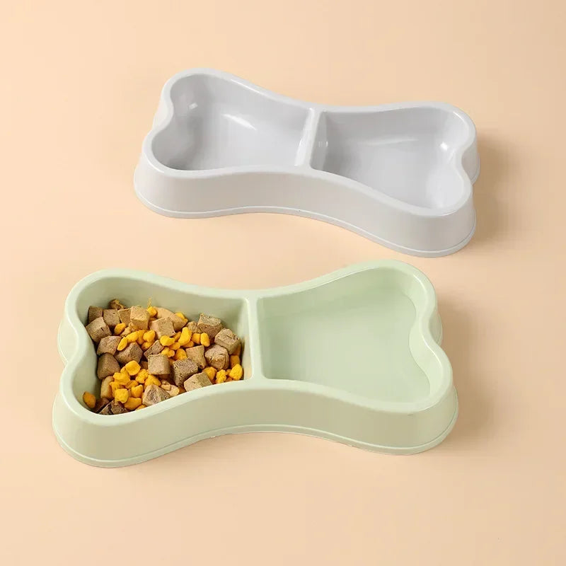 Puppy and kitten feeding supplies dual pet bowl dog food pet water dish feeder small dog