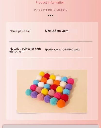 Pet Funny Cat Interactive Teaser Training Toy Creative Kittens Mini Pompoms Games Toys Pets Supplies Accessories Toys for Cat