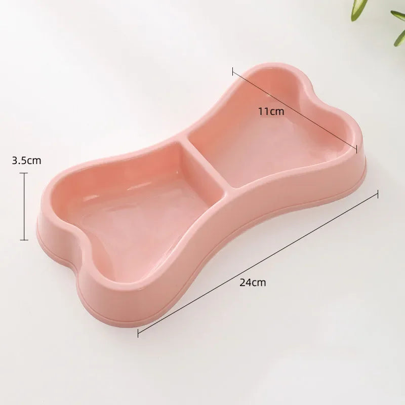 Puppy and kitten feeding supplies dual pet bowl dog food pet water dish feeder small dog