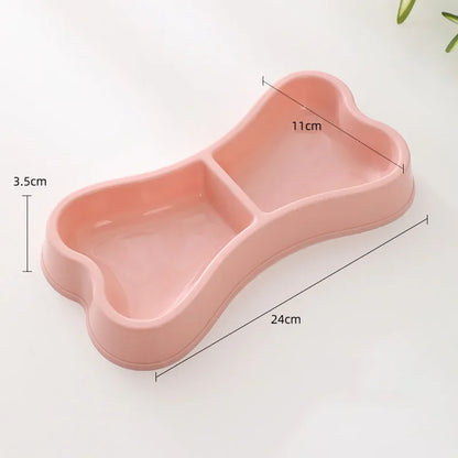 Puppy and kitten feeding supplies dual pet bowl dog food pet water dish feeder small dog