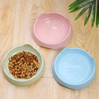 Pet Food Bowl 3-D  Ear Dog Food Bowl Pet Feeding Bowl Watering Feeding Supply