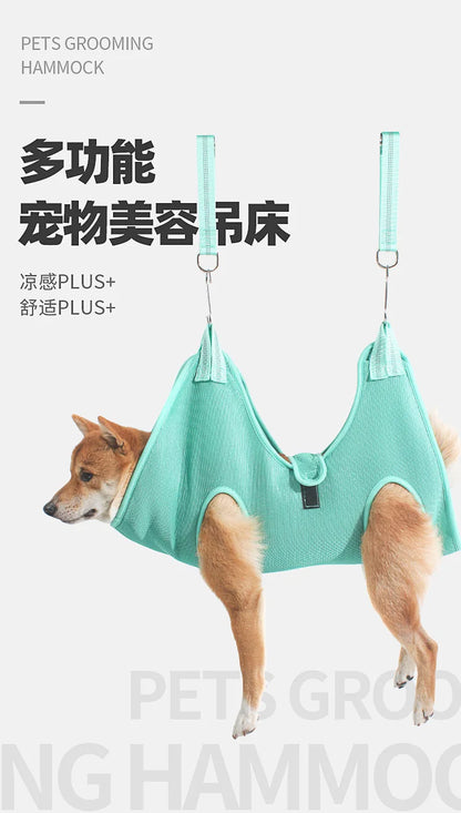 Cat Dog Grooming Nail Cutting Anti Scratch Bite Fixed Bag Bath Trimming Restraint Bag Pet Beauty Hammock Hanging Pet Supply Set