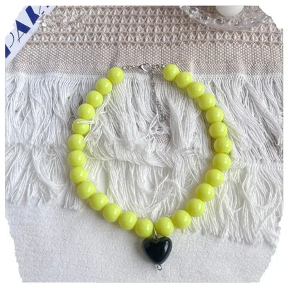 Cute Cat Collar Puppy Accessories Pet Pearl Collar Dog Princess Necklace Cat Jewelry Dog Chain Chihuahua Wedding Jewelry