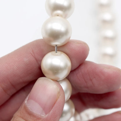 Dog Pearl Collars for Large Dogs Cats Pet Necklace Jewelry Chihuahua Yorkie Girl Clothing Dress Costume Accessories Wire Rope